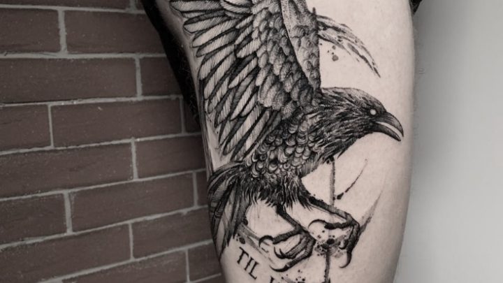 Rezension zum Tattoostudio Skull Tattoo (Raben-Dotwork-Tattoo)
